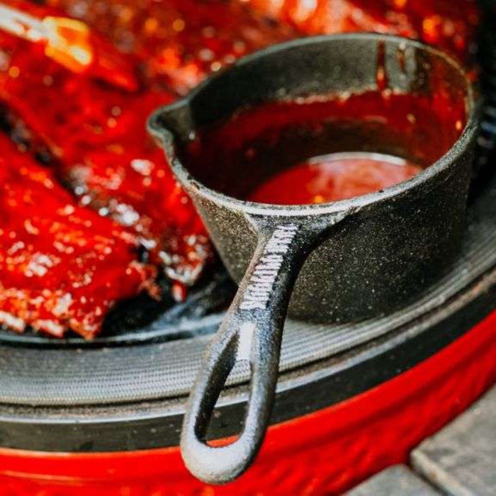 Valhal Outdoor - Gietijzeren sauspan 1L met steel