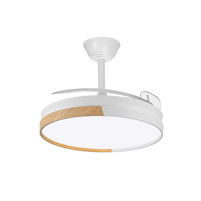 CristalRecord Plafondventilator Ecoro Ø 106 cm hout wit