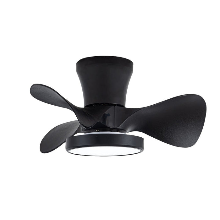 CristalRecord Plafondventilator Moll Mini Ø 56 cm zwart