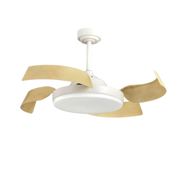 CristalRecord Plafondventilator Batan WIFI Ø 107 cm hout wit