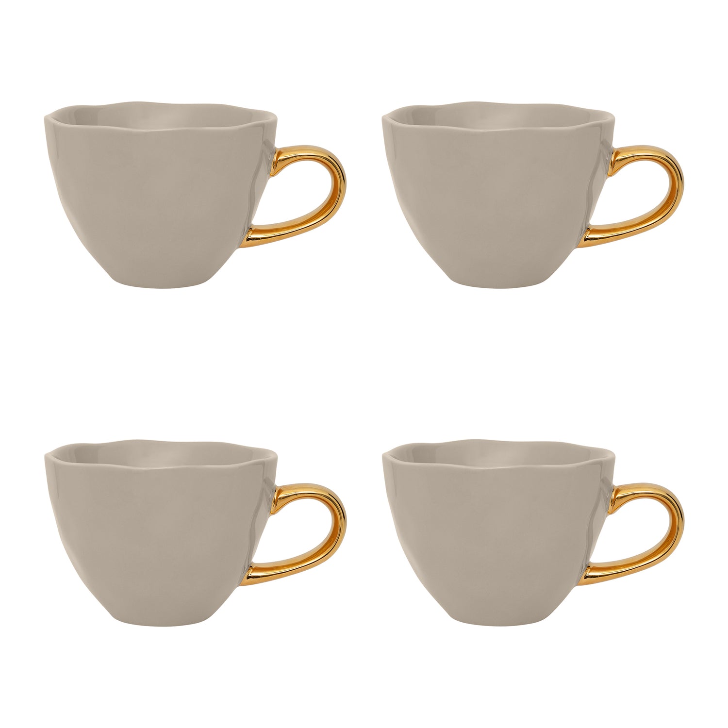 Urban Nature Culture Good Morning Cappuccino / Theekop - Gray Mom - 4 st.