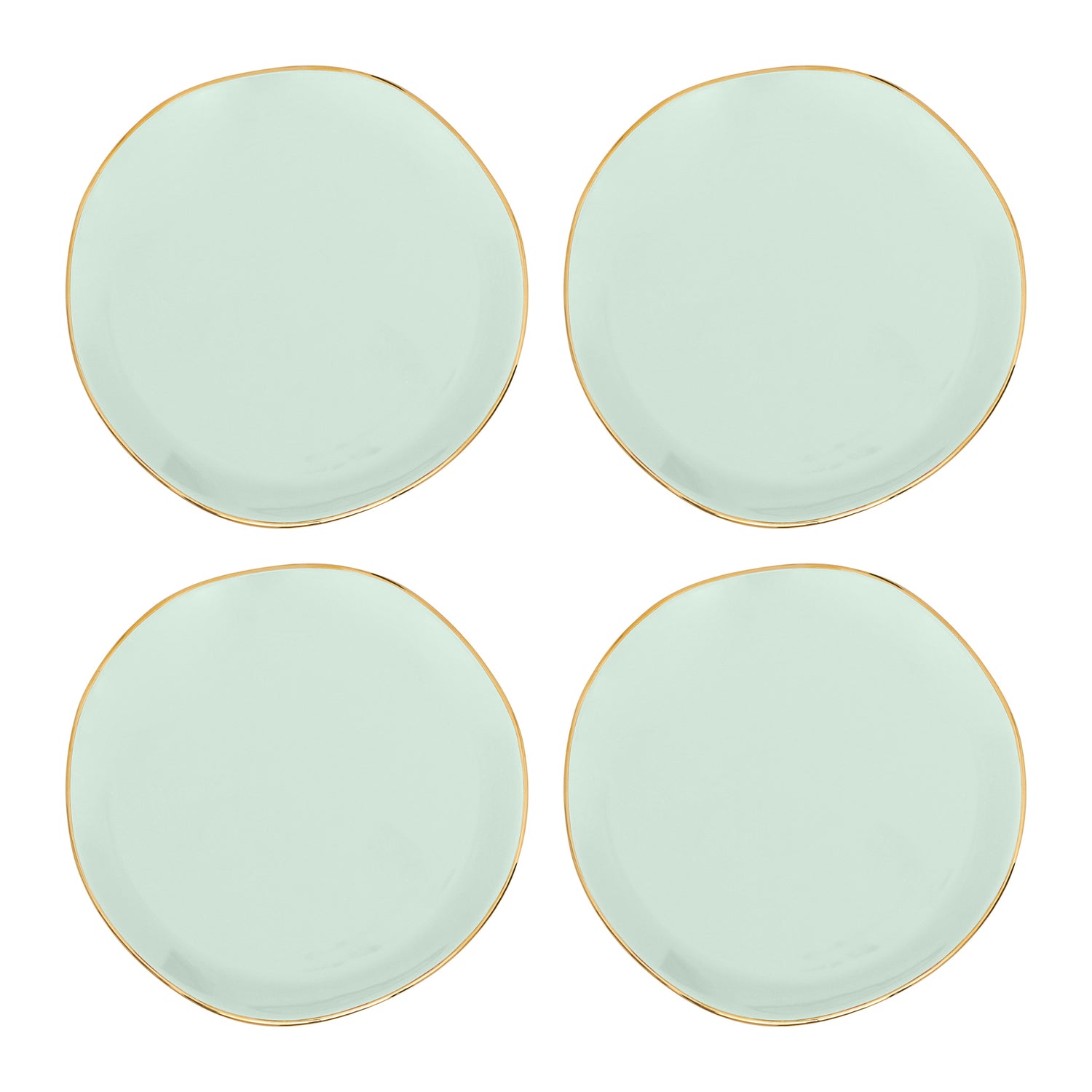 Urban Nature Culture Good Morning Gebaksbord - Celadon - 4 st.