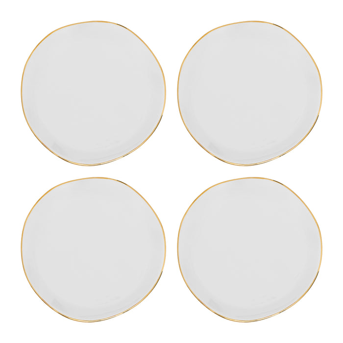 Urban Nature Culture Good Morning Gebaksbord - Wit - 4 st.