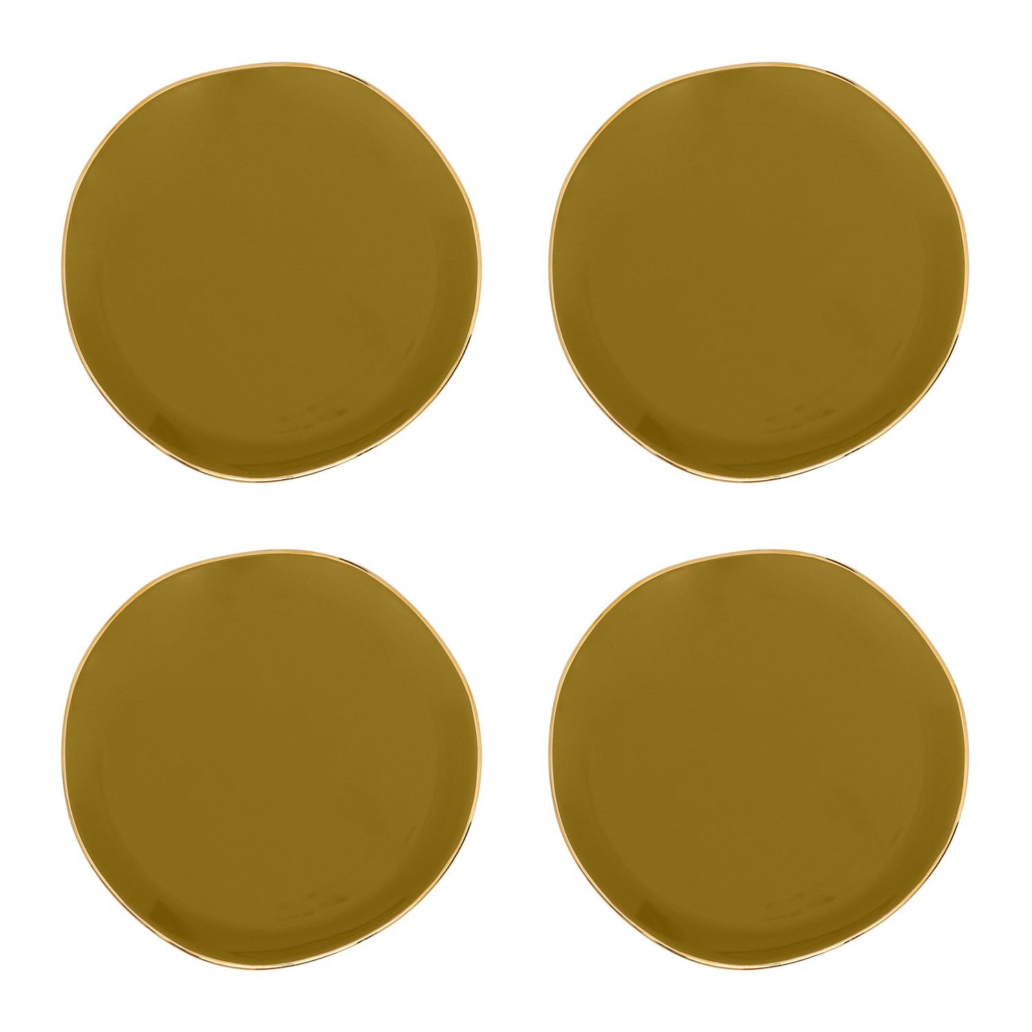 Urban Nature Culture Good Morning Gebaksbord - Amber Green - 4 st.