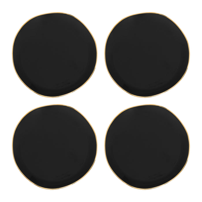 Urban Nature Culture Good Morning Gebaksbord - Zwart - 4 st.