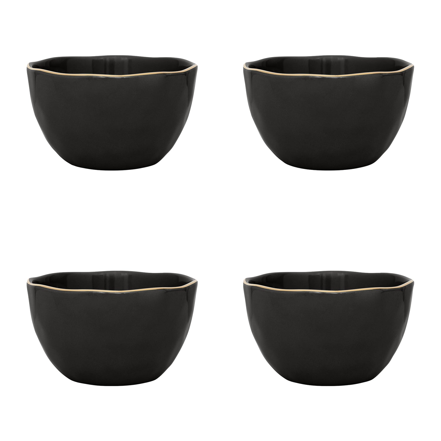 Urban Nature Culture Good Morning Kom Ø 14 cm - Zwart