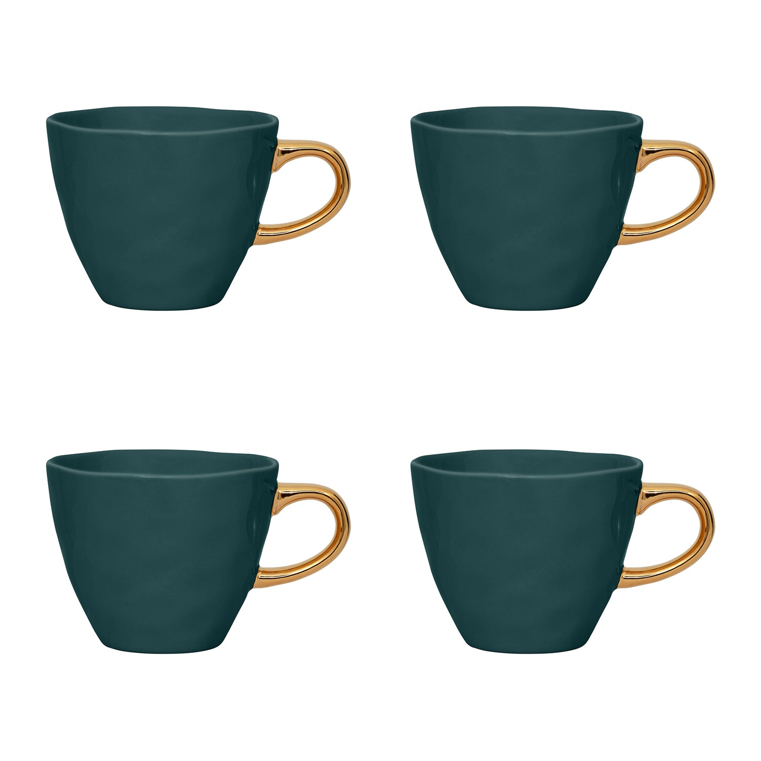 Urban Nature Culture Good Morning Koffiekop - Blue Green - 4 st.