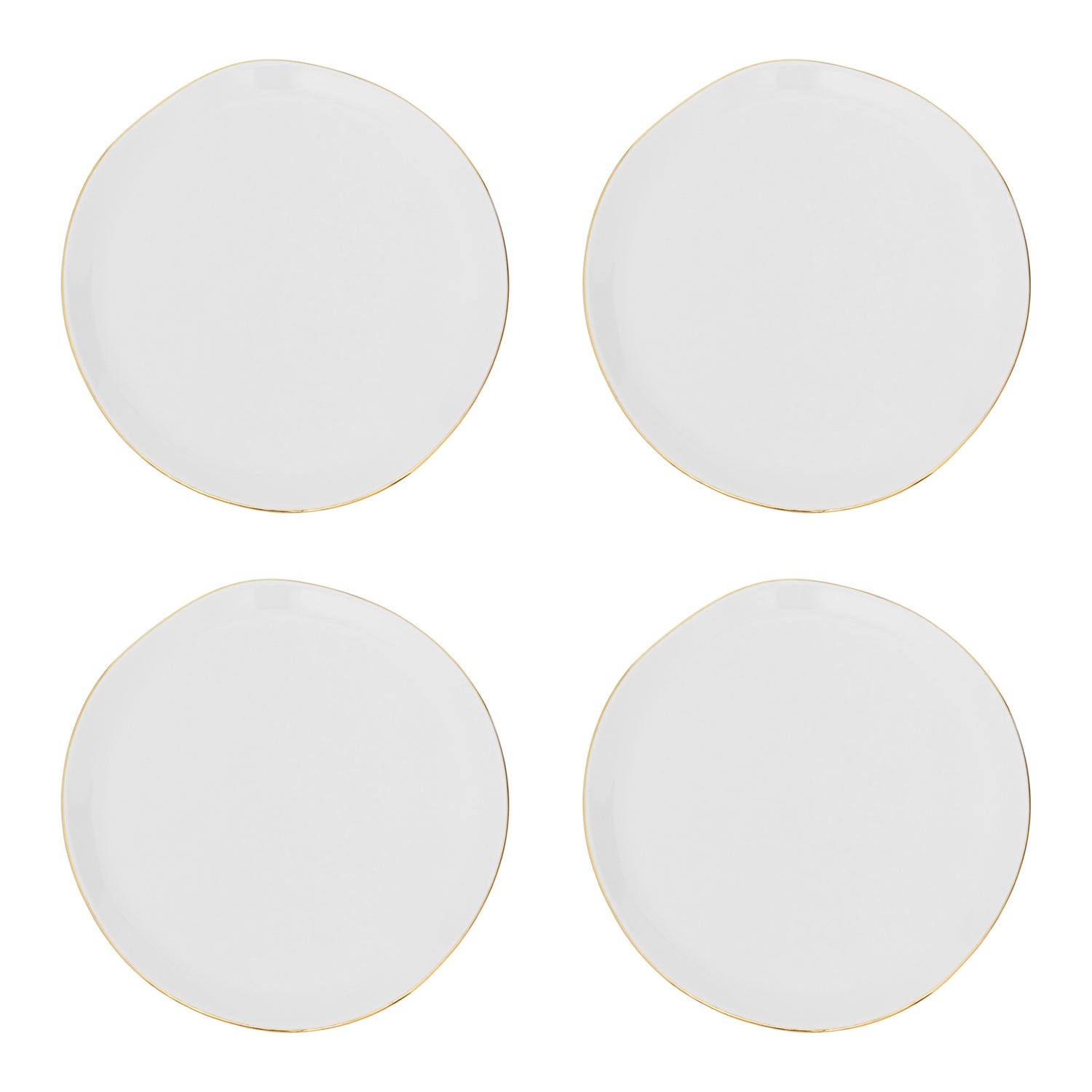 Urban Nature Culture Good Morning Ontbijtbord - Wit - 4 st.