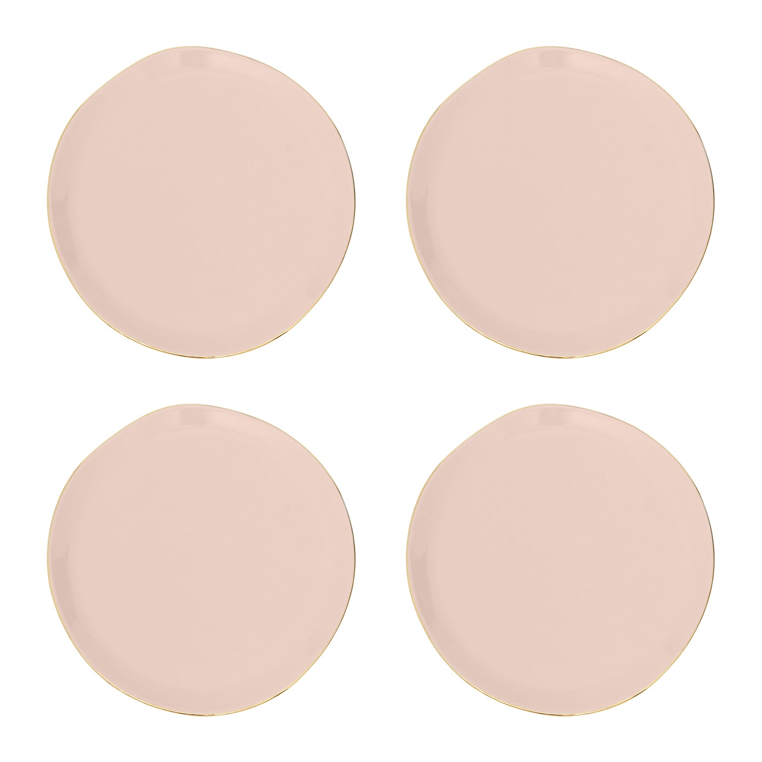 Urban Nature Culture Good Morning Ontbijtbord - Oudroze - 4 st.