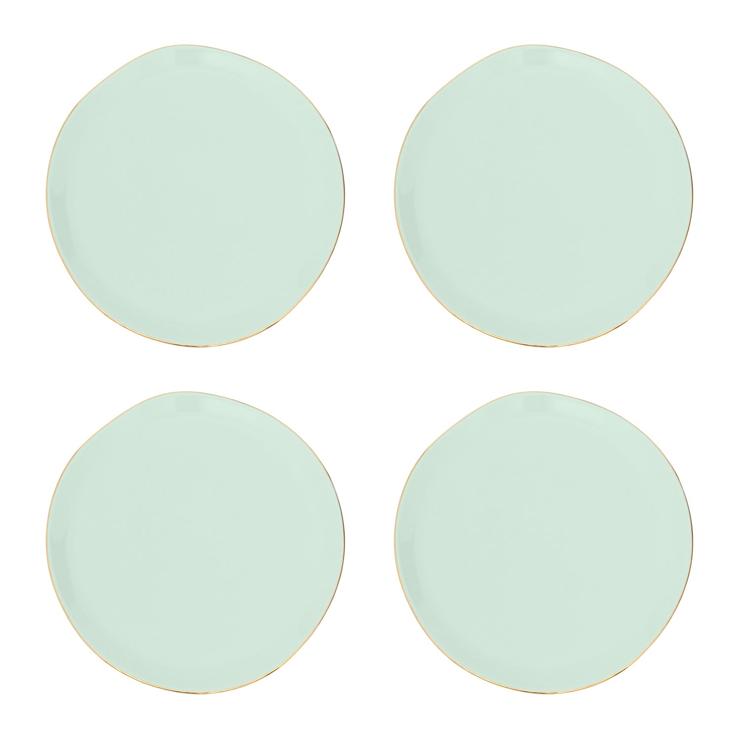 Urban Nature Culture Good Morning Ontbijtbord - Celadon - 4 st.