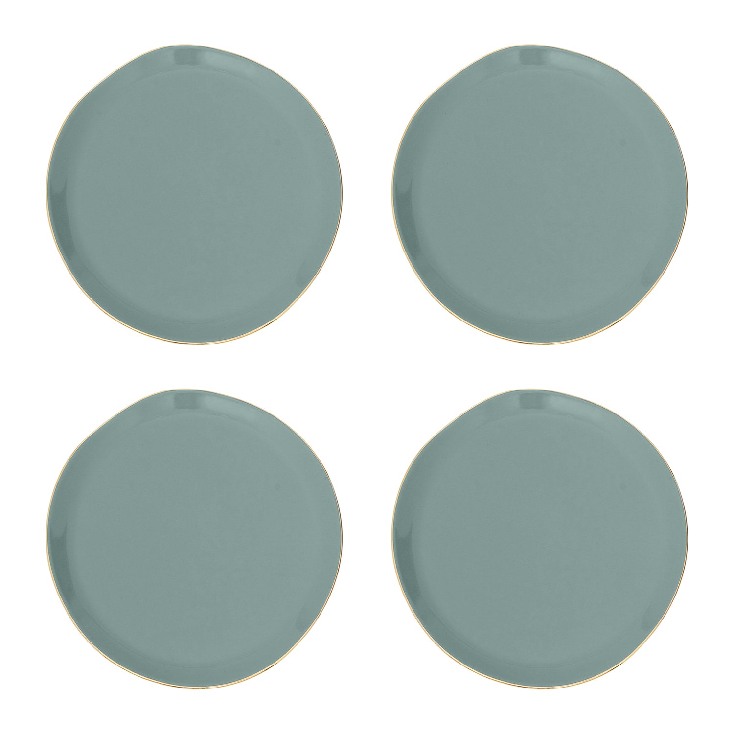 Urban Nature Culture Good Morning Ontbijtbord - Slate - 4 st.