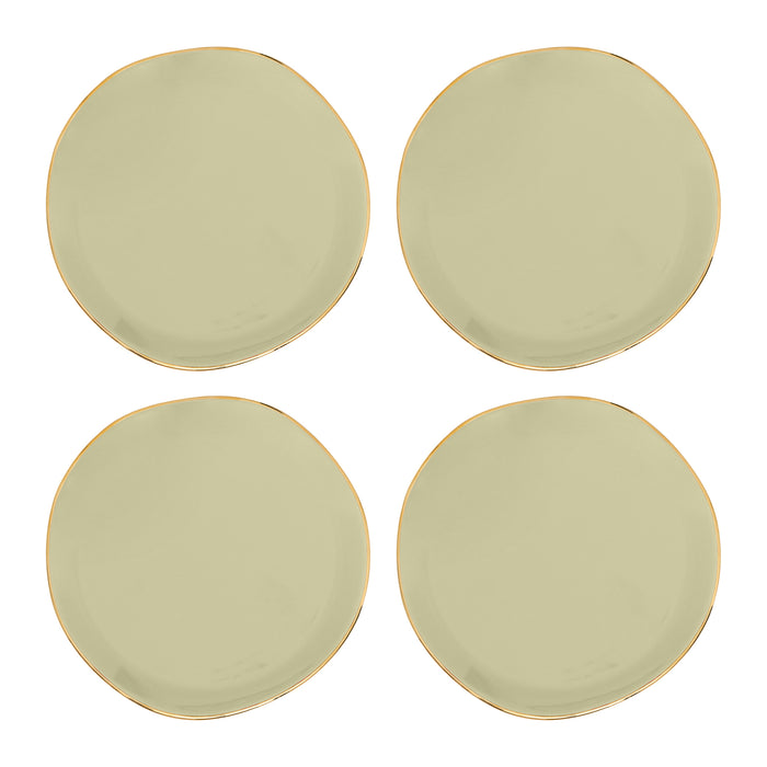 Urban Nature Culture Good Morning Gebaksbord - Pale Green - 4 st.