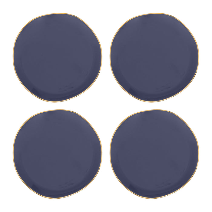 Urban Nature Culture Good Morning Gebaksbord - Purple Blue - 4 st.