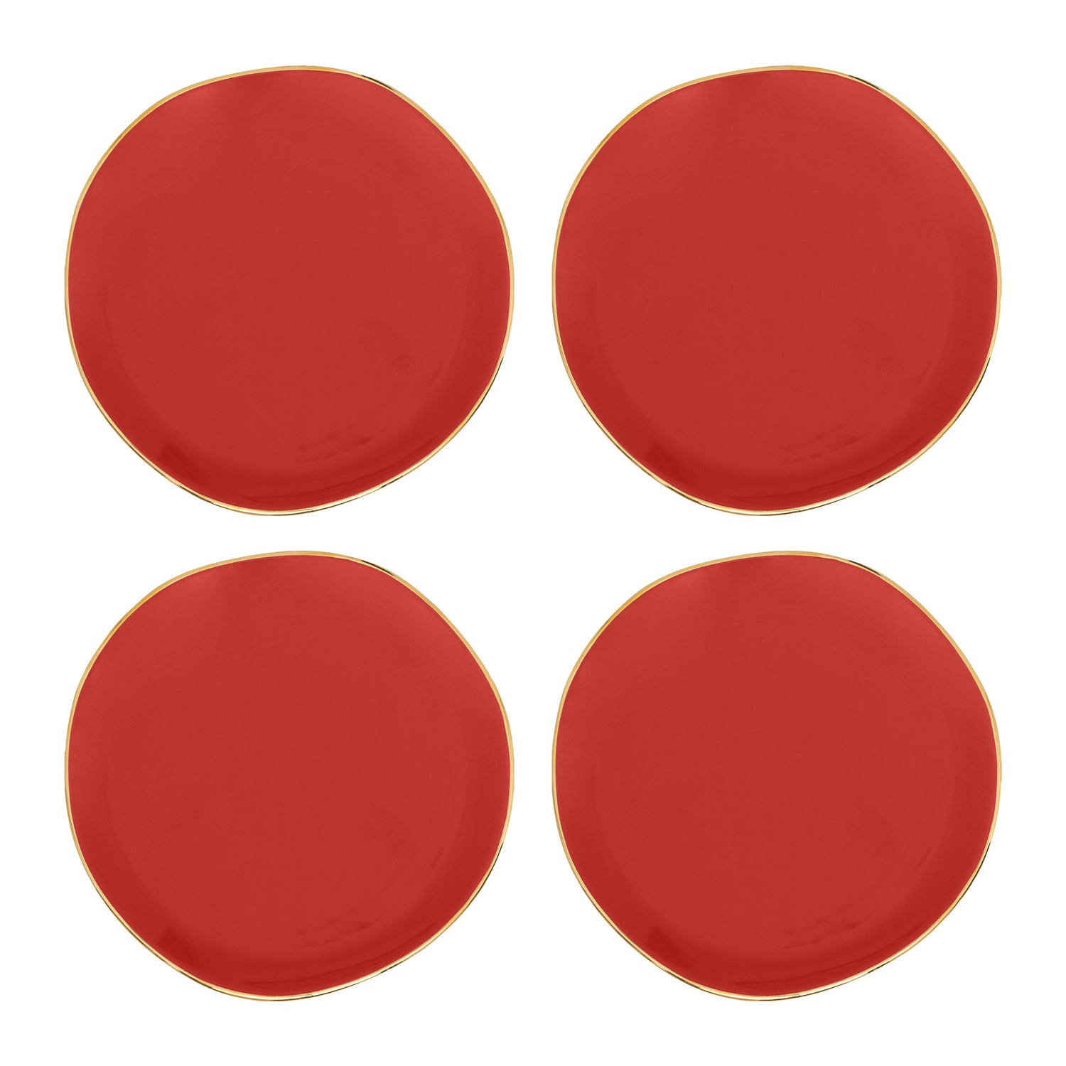 Urban Nature Culture Good Morning Gebaksbord - Raspberry - 4 st.