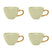 Urban Nature Culture Good Morning Cappuccino / Theekop - Pale Green - 4 st.