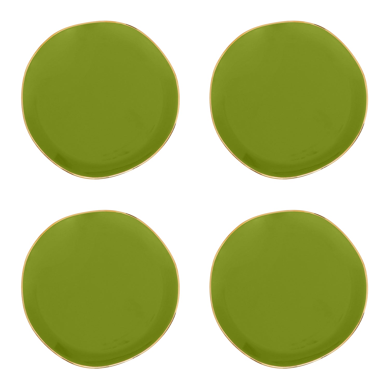 Urban Nature Culture Good Morning Gebaksbord - Ever Green Sprig - 4 st.