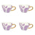 Urban Nature Culture Good Morning Cappuccino / Theekop - Valuri Violet - 4 st.