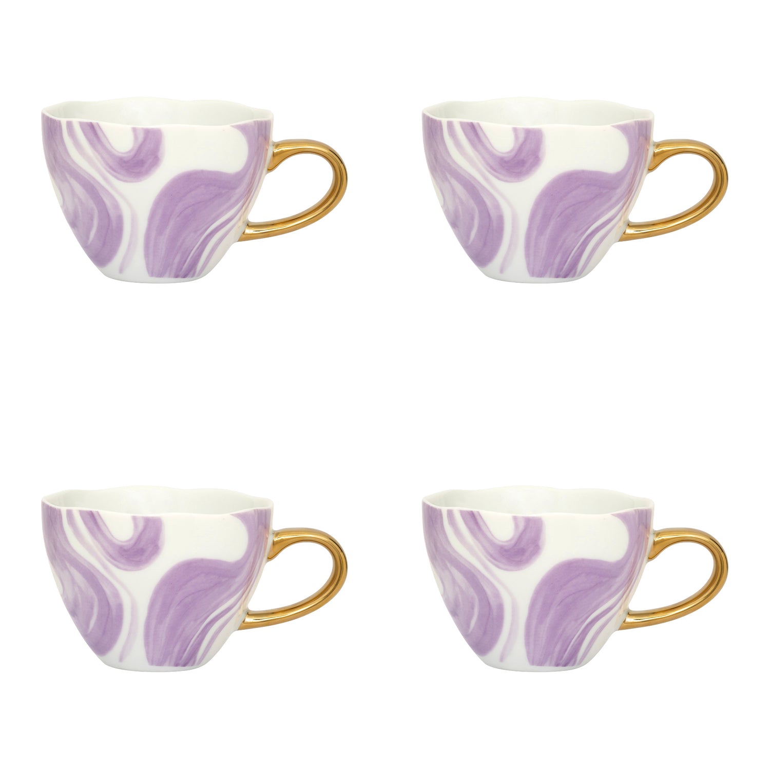 Urban Nature Culture Good Morning Cappuccino / Theekop - Valuri Violet - 4 st.