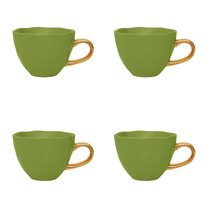 Urban Nature Culture Good Morning Cappuccino / Theekop - Evergreen Sprig - 4 st.