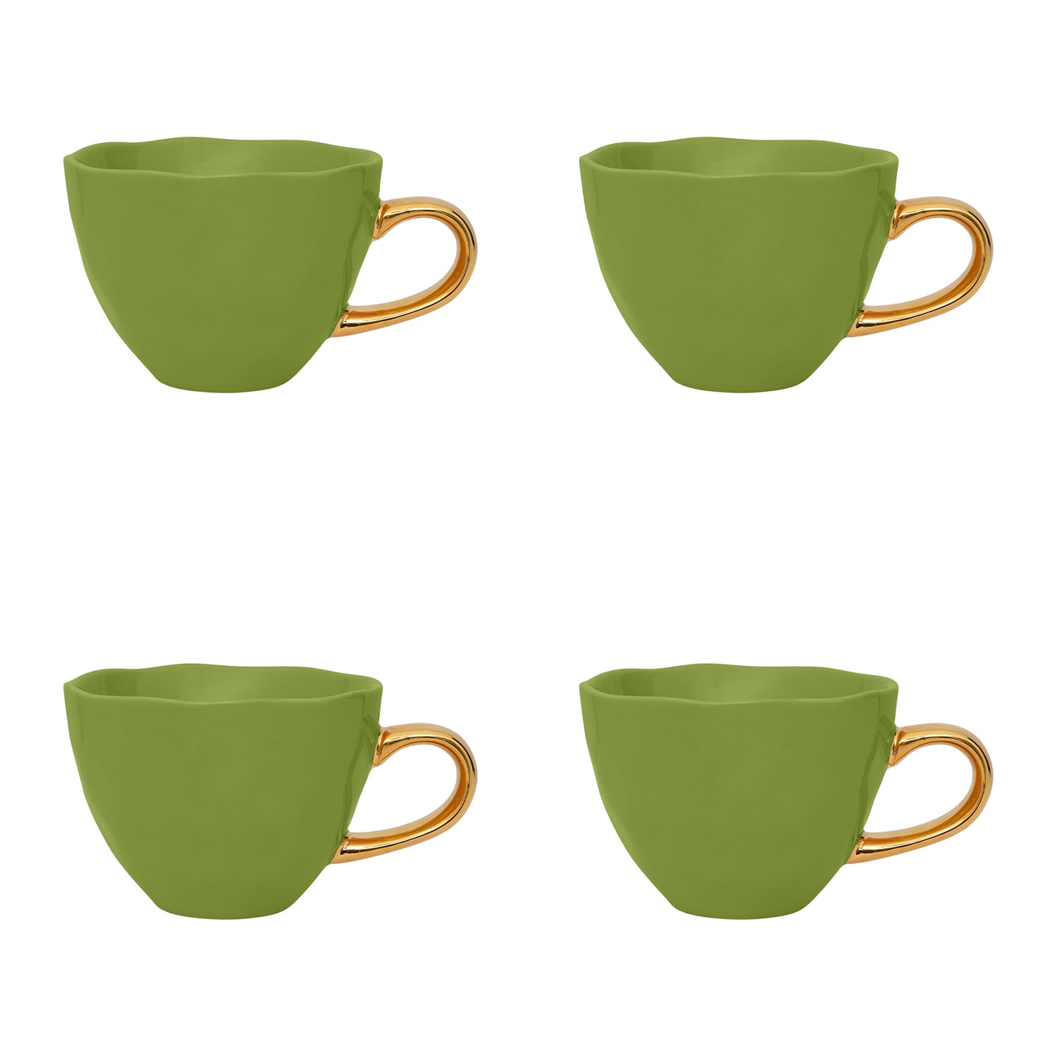 Urban Nature Culture Good Morning Cappuccino / Theekop - Evergreen Sprig - 4 st.