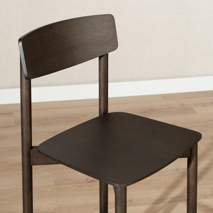 Bronx71 Scandinavische barkruk Reza walnoot 68,5 cm