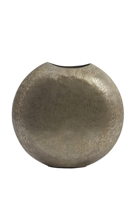 Light & Living Light&living Vaas deco 46x13x44 cm MAZAT metallic groen