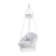 Vivere Polyester Macrame Deluxe Stoel met Franje - Off White