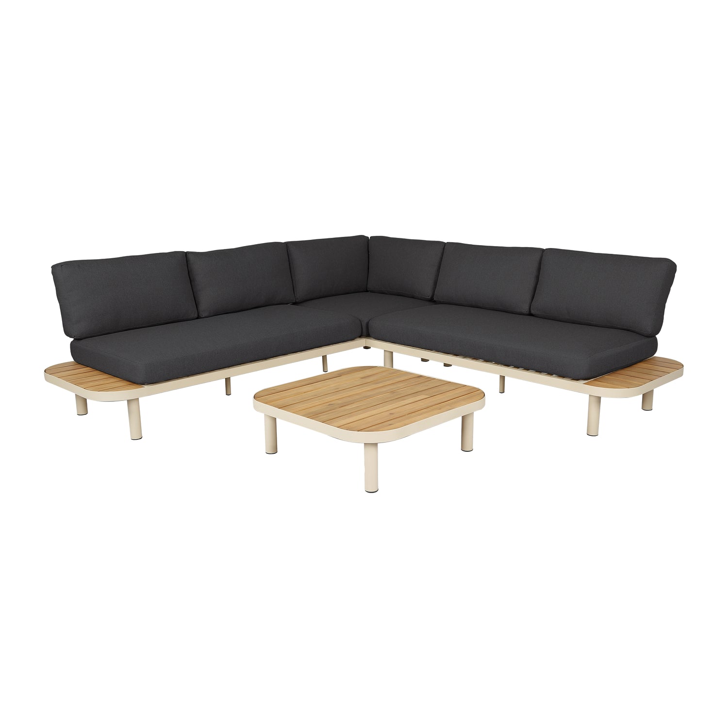 by fonQ Moa Loungeset - Acaciahout