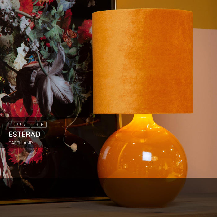 Lucide ESTERAD Tafellamp - Okergeel