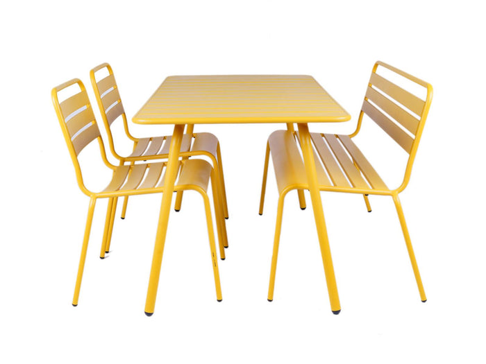 MaximaVida Metalen tuinset Max okergeel 150 cm