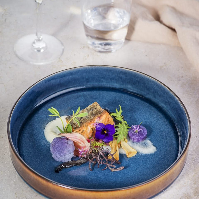 Cosy & Trendy Gebaksbordje Quintana Blue ø 14 cm