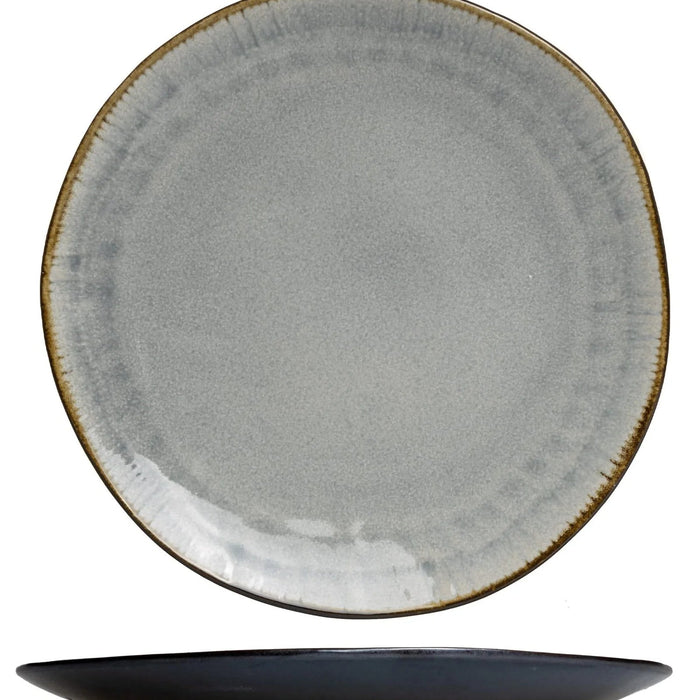 Cookinglife Dinerborden Nola Warm Grey ø 27 cm - 6 stuks