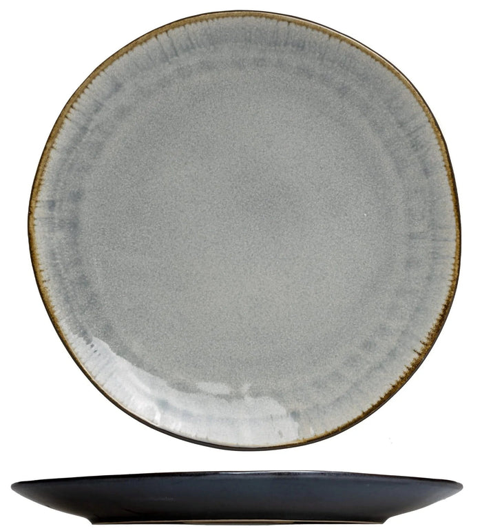 Cookinglife Dinerborden Nola Warm Grey ø 27 cm - 6 stuks