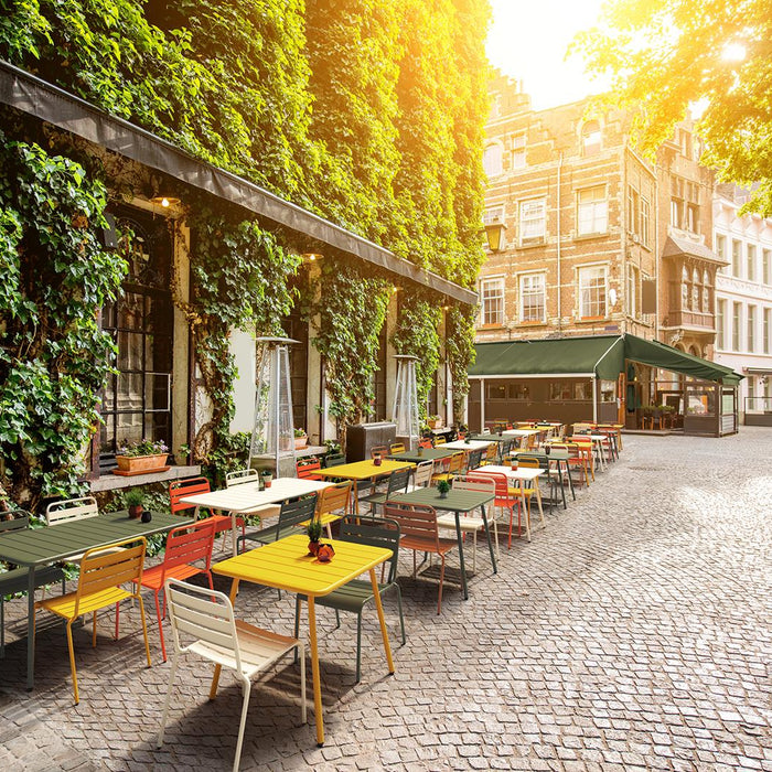 Metalen tuinset Max olijfgroen 150 cm