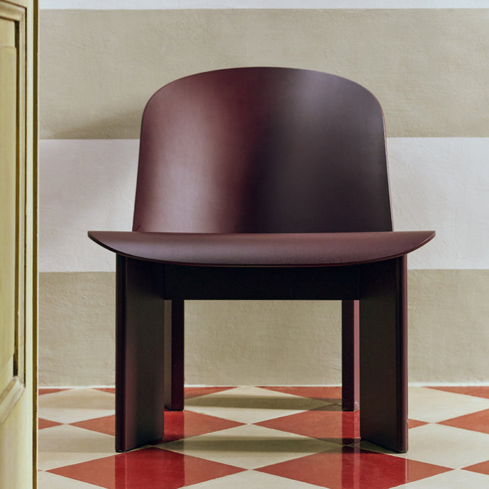 HAY Chisel Fauteuil - Dark Bordeaux
