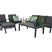 VDG Atlanta loungeset - 5 delig (inclusief hocker)