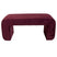 Giga Meubel - Halbankje Burgundy Stof - 99x38x46cm - Sera