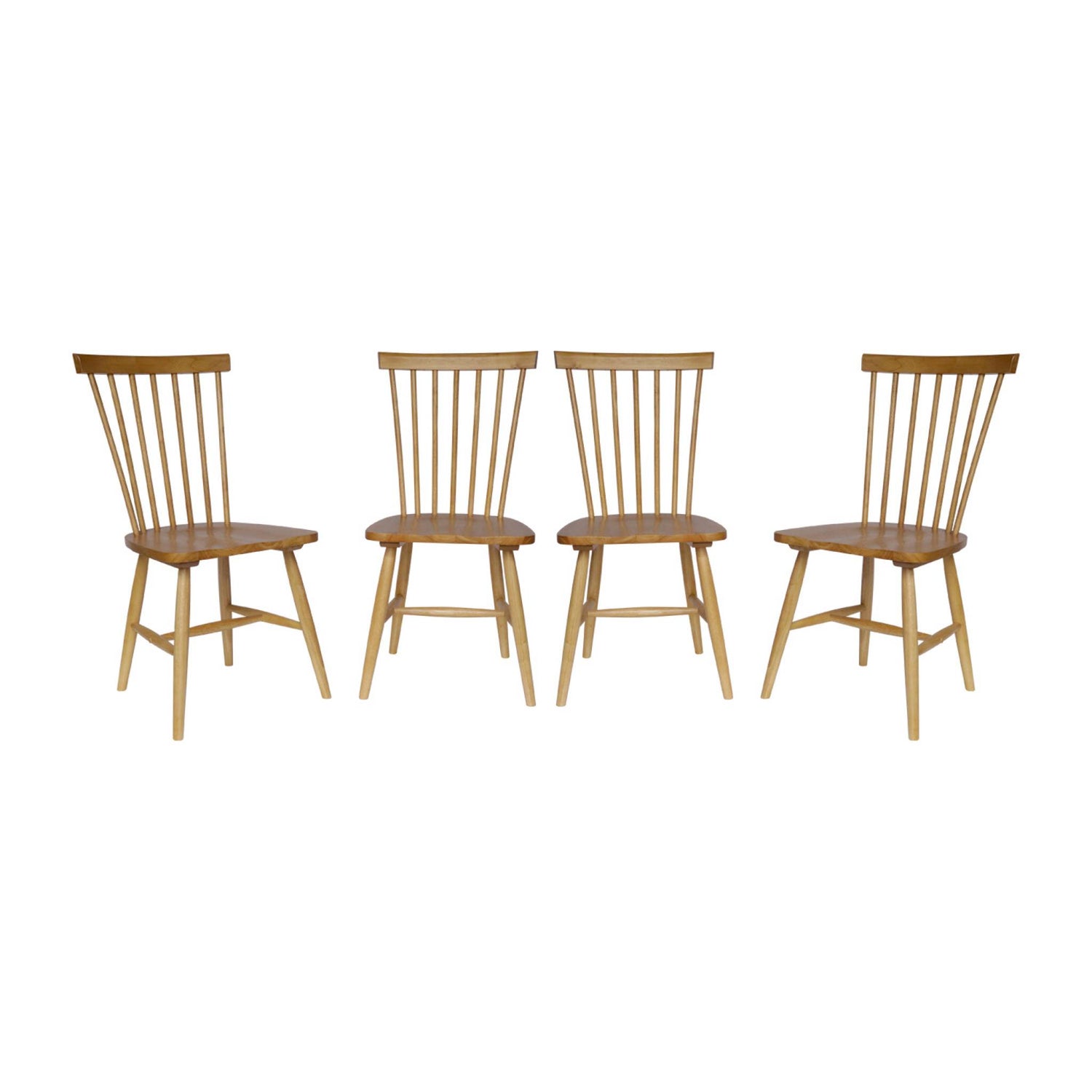 sweeek - Hevea houten stoel (set van 4)