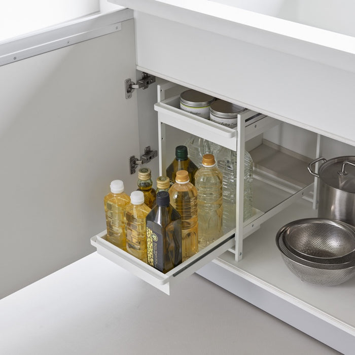 Yamazaki Keukenkast Organizer - 2 niveaus - Tower - Wit