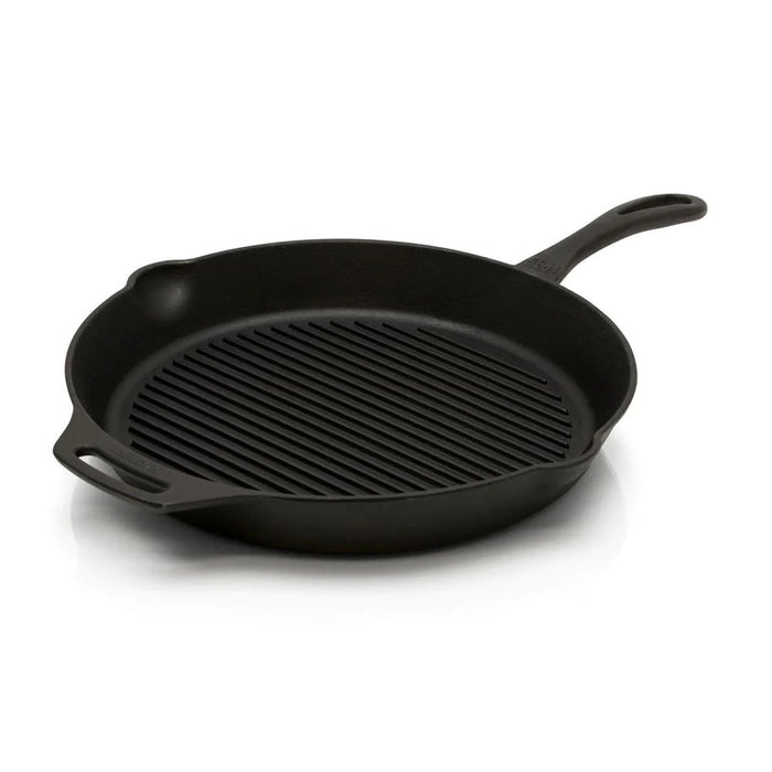 - Gietijzeren grill skillet met steel - 35 cm