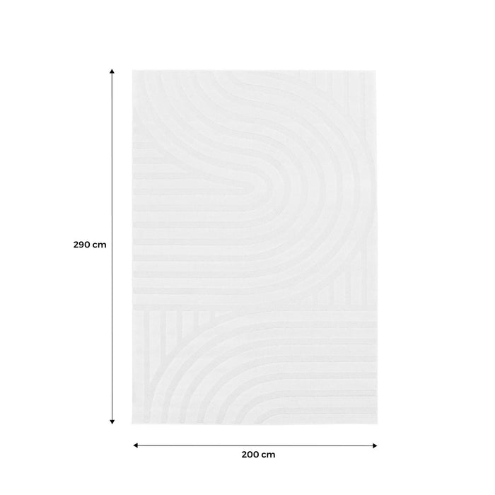 sweeek - Interieur tapijt met crème bogen