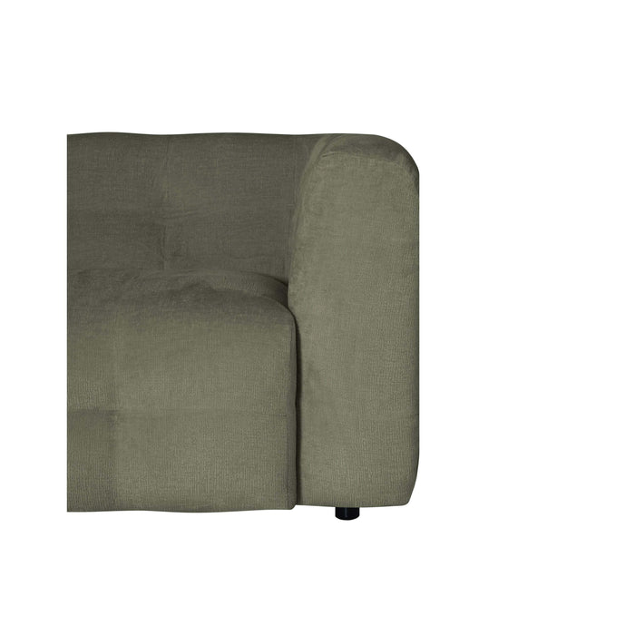 by fonQ Mush Hoekbank XL Links - Chenille - Groen