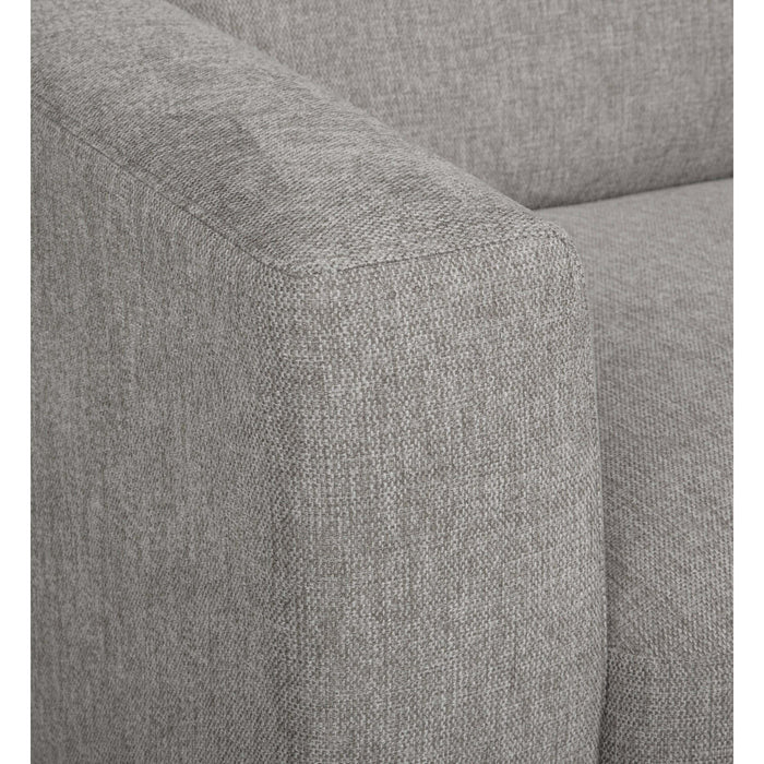 by fonQ Cirro U-bank Rechts - Lichtgrijs