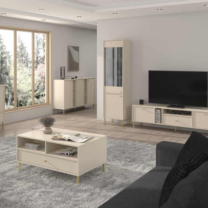 by fonQ Luvra Vitrinekast - Zand