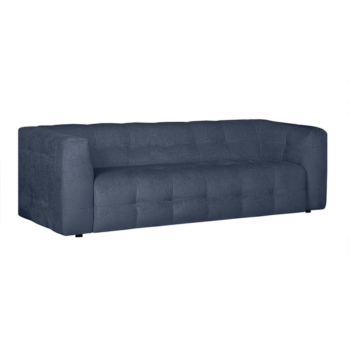 by fonQ Mush 3-zitsbank - Chenille - Blauw