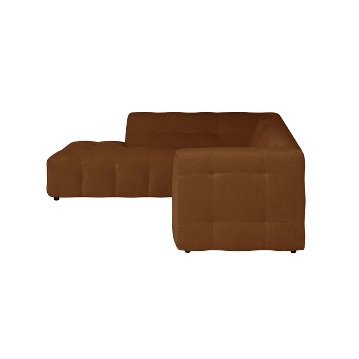 by fonQ Mush Hoekbank XL Links - Chenille - Bruin