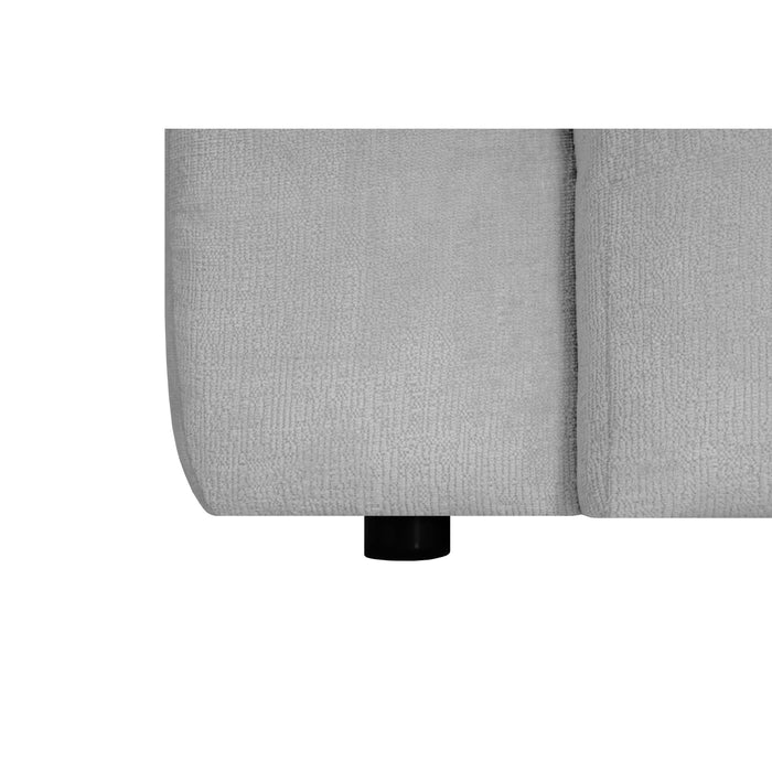 by fonQ Mush Hoekbank met Chaise Longue Rechts - Chenille - Ivoor