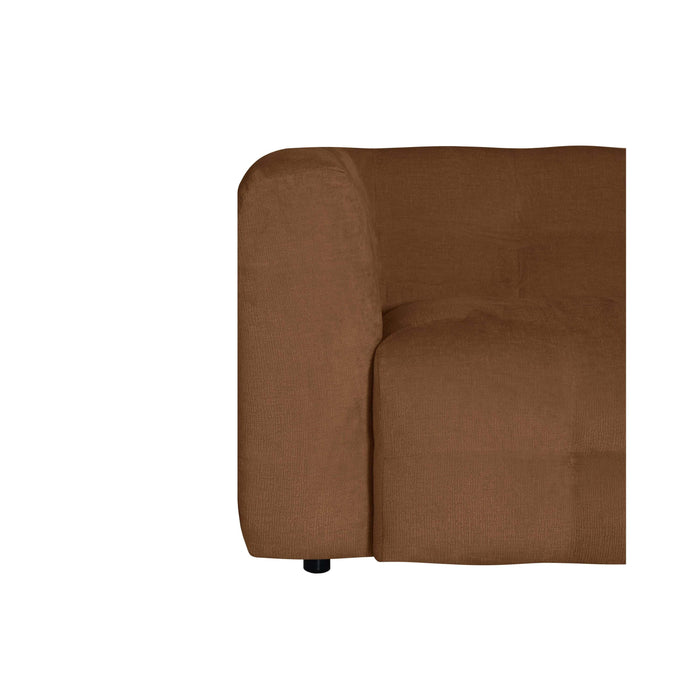 by fonQ Mush Hoekbank XL Rechts - Chenille - Bruin