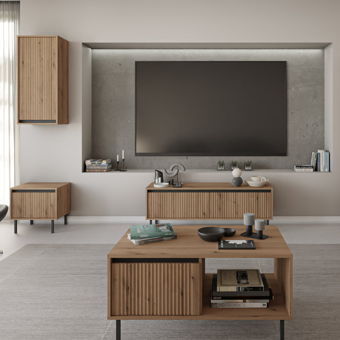 by fonQ Ovara Vitrinekast  - Licht Eiken