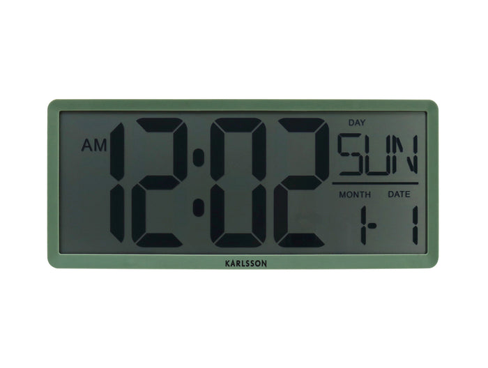 Karlsson - Wall|Table Clock Retro LCD